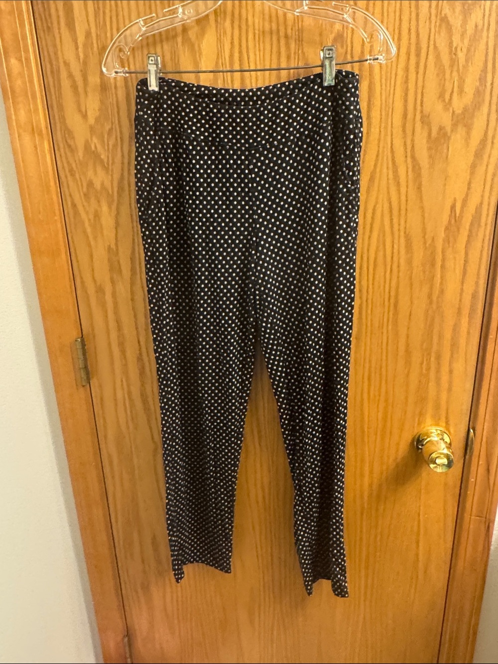 Soma Black Polka Dot Pajama Pants